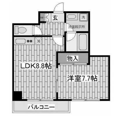 東京都荒川区町屋8丁目 賃貸マンション 1LDK