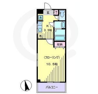 東京都荒川区東尾久５丁目 賃貸マンション 1K