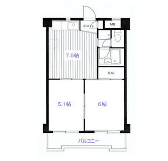 東京都荒川区南千住５丁目 賃貸マンション 2LK