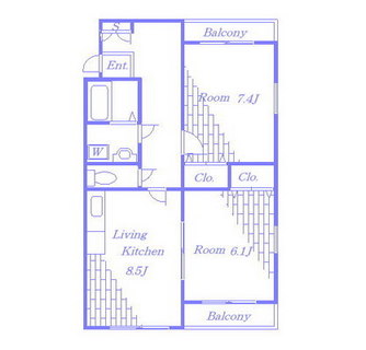 東京都荒川区東尾久２丁目 賃貸マンション 2LK