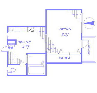 東京都荒川区荒川５丁目 賃貸マンション 1K