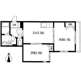 東京都荒川区西尾久１丁目 賃貸マンション 2DK