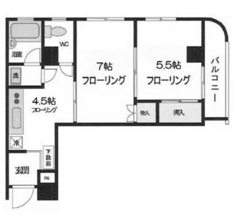 東京都荒川区西日暮里２丁目 賃貸マンション 2K