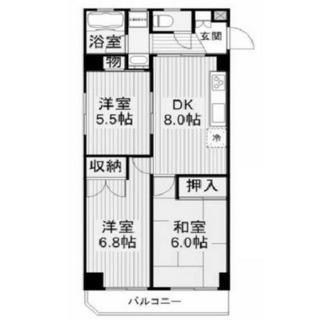 東京都荒川区荒川３丁目 賃貸マンション 3DK