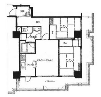 東京都荒川区荒川７丁目 賃貸マンション 2LDK