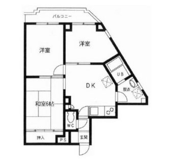 東京都荒川区荒川６丁目 賃貸マンション 3DK