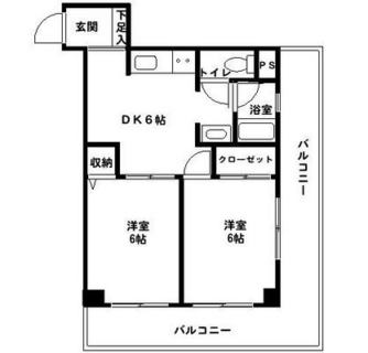 東京都荒川区東日暮里１丁目 賃貸マンション 2DK