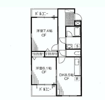 東京都荒川区東尾久２丁目 賃貸マンション 2DK