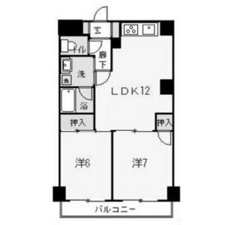 東京都荒川区西日暮里２丁目 賃貸マンション 2LDK