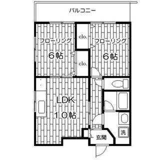 東京都荒川区東日暮里６丁目 賃貸マンション 2LDK