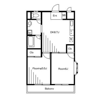 東京都荒川区荒川５丁目 賃貸マンション 2DK