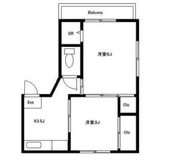 東京都荒川区西尾久２丁目 賃貸アパート 2K