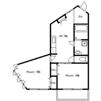 東京都荒川区東日暮里６丁目 賃貸マンション 2DK