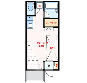 東京都荒川区荒川２丁目 賃貸マンション 1R