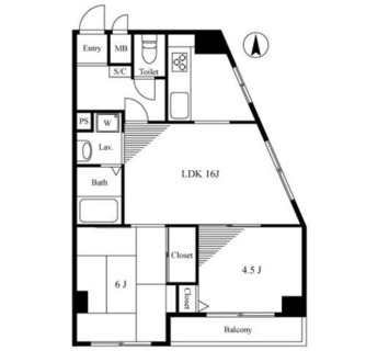 東京都荒川区東日暮里１丁目 賃貸マンション 2LDK