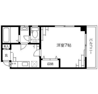 東京都荒川区東日暮里２丁目 賃貸マンション 1K