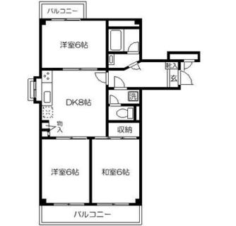 東京都荒川区東尾久１丁目 賃貸マンション 3DK