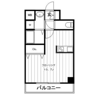 東京都荒川区荒川１丁目 賃貸マンション 1R