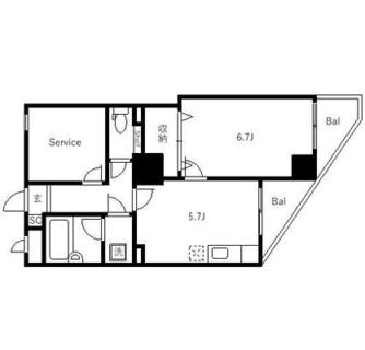 東京都荒川区東尾久１丁目 賃貸マンション 1SDK