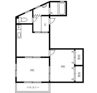 東京都荒川区東尾久４丁目 賃貸マンション 2DK