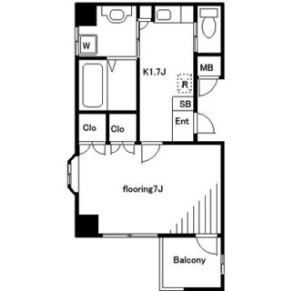 東京都荒川区西日暮里５丁目 賃貸マンション 1K