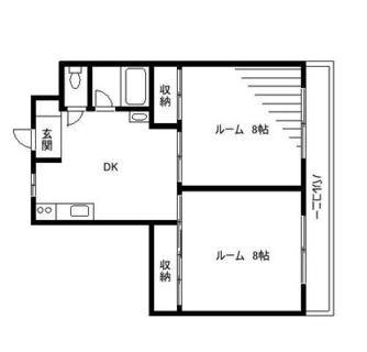 東京都荒川区東尾久３丁目 賃貸マンション 2DK