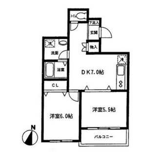 東京都荒川区南千住５丁目 賃貸マンション 2DK