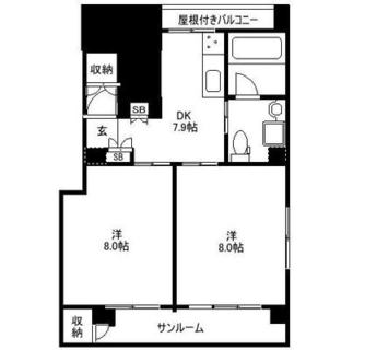 東京都荒川区西日暮里２丁目 賃貸マンション 2DK